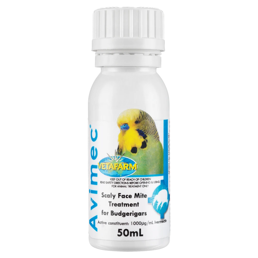AvimecScaly face mite treatment Vetafarm 50ml