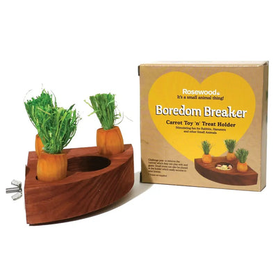 Rosewood Carrot Toy 'n' Treat Holder from Rosewood