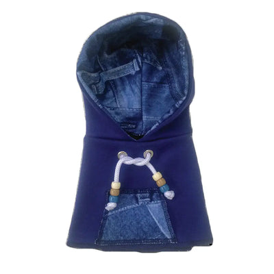 Denim Bird Nerd Hoodie from Avian Fashions