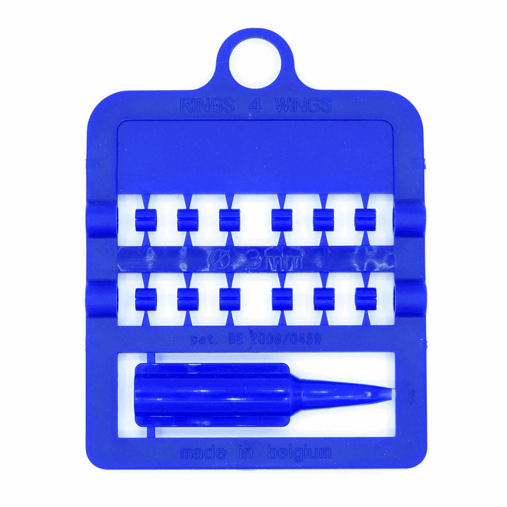 E-Z Canary Plastic Split Rings from Rings4Wings