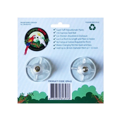 Easy Perch Holder from Foraging Parrot