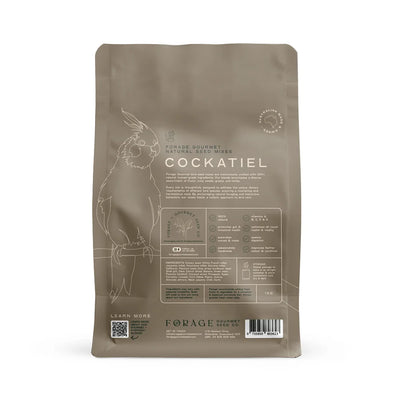 Forage Gourmet Cockatiel 1kg (Excl. TAS & WA)