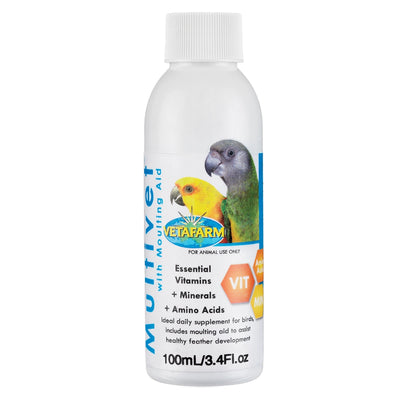 Multivet 100ml Birds Supplement Vetafarm