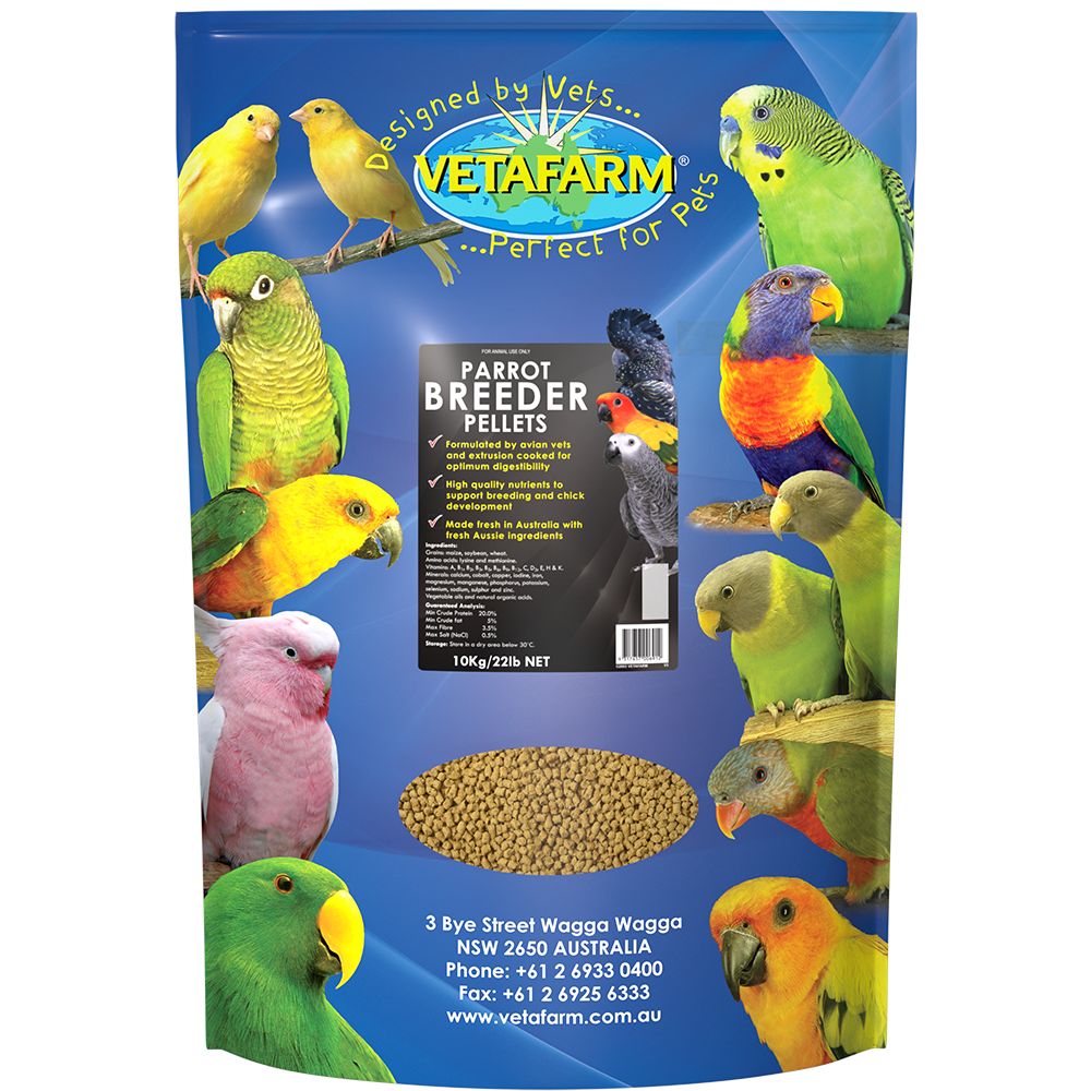 Vetafarm Parrot Breeder Pellets from Vetafarm