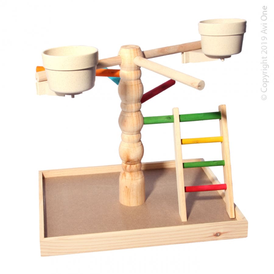 Picture of Buy Avi One Parrot Gym with Feeders (In-Store Only) Online | Get Flocked