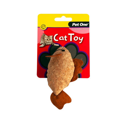 Pet One Plush Cork Fish 12cm from Pet One