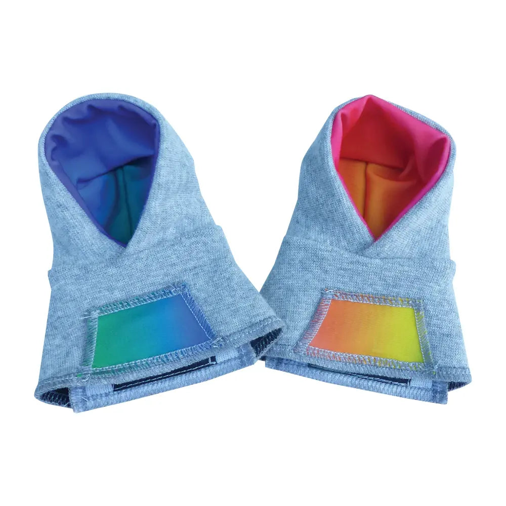 Rainbow Bird Nerd Hoodie from Avian Fashions