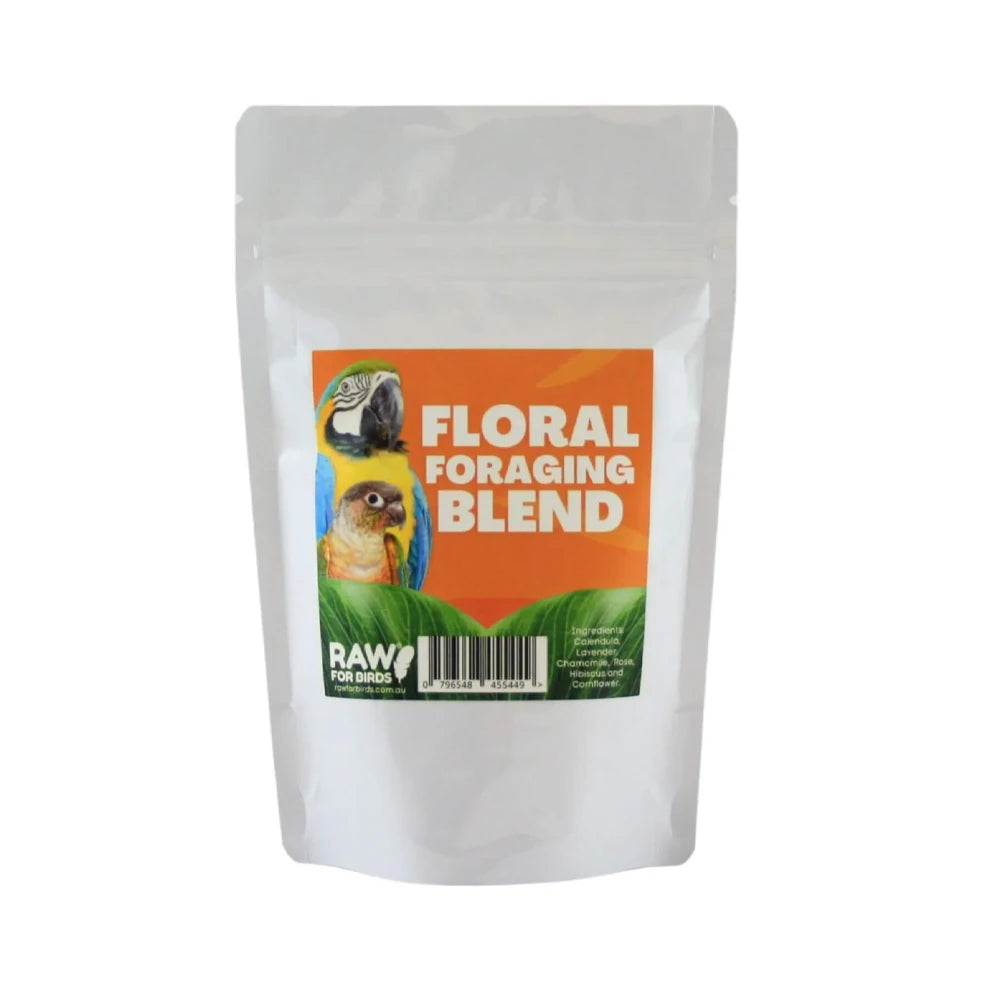 Raw For Birds Floral Foraging Blend 20g (Excl. TAS & WA) from Raw For Birds