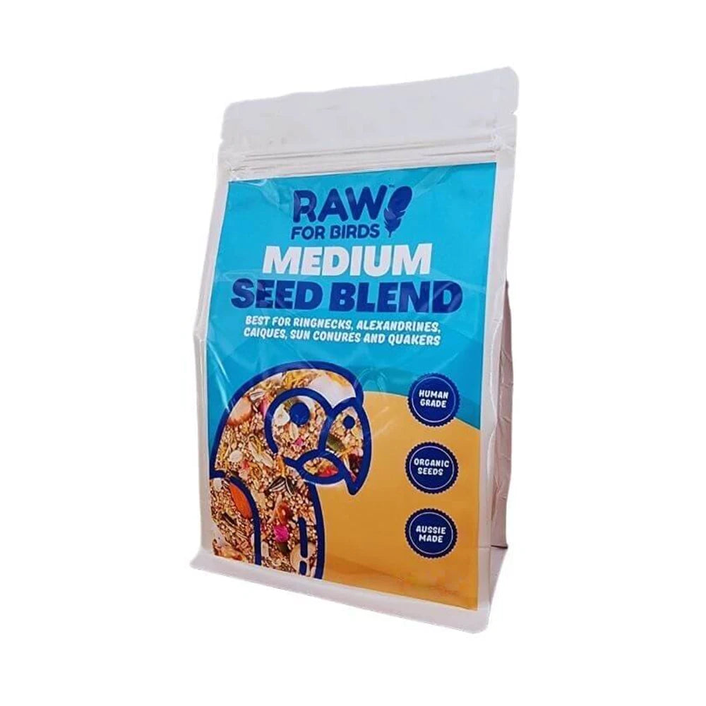 Raw For Birds Medium Parrot Seed Blend (Excl. TAS & WA) from Raw For Birds