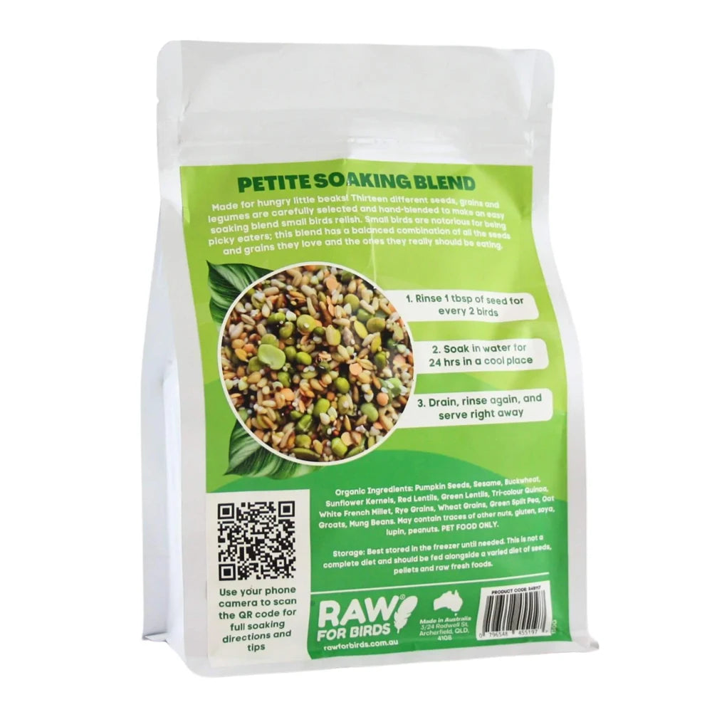 Raw For Birds Petite Soaking Blend (Excl. TAS & WA) from Raw For Birds