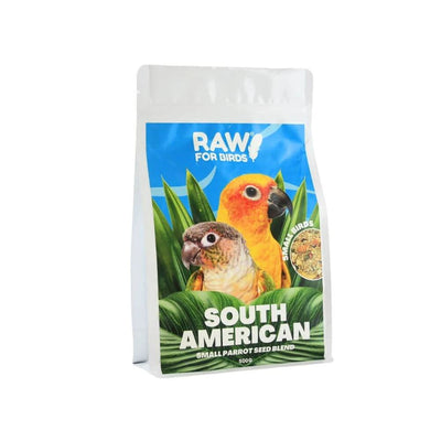 Raw For Birds South American Small Parrot Seed Blend 500g (Excl. TAS & WA) from Raw For Birds