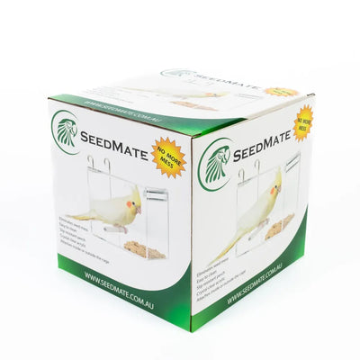 SeedMate Acrylic No-Mess Bird Feeder - Small