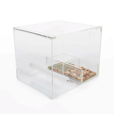 SeedMate Large No-Mess Bird Feeder & TrayMate Bundle - Acrylic