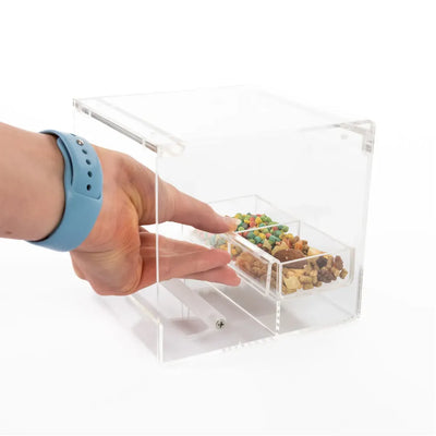 SeedMate Small V2 No-Mess Bird Feeder & TrayMate Bundle - Acrylic