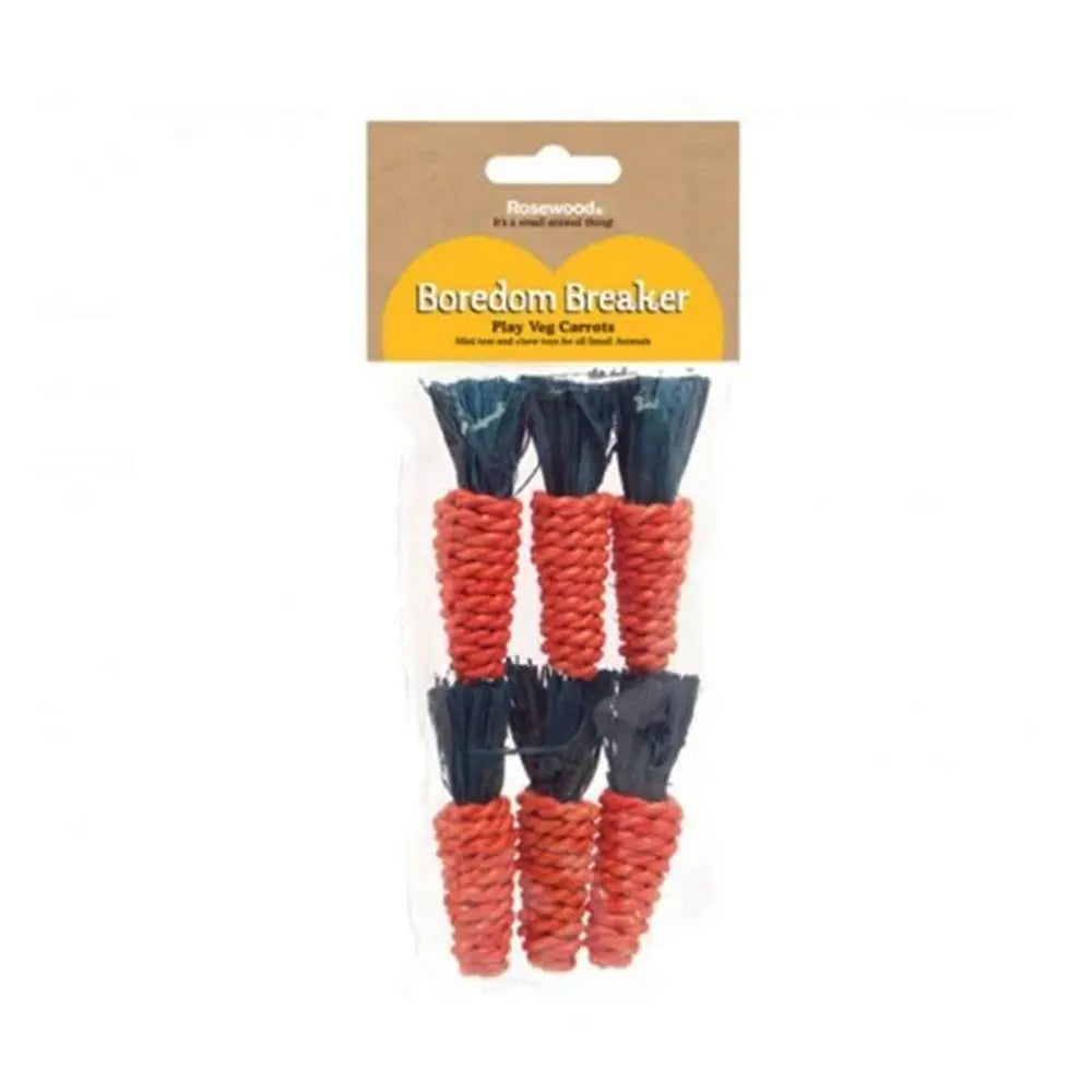 Rosewood Mini Sisal Carrots 6pk from Rosewood