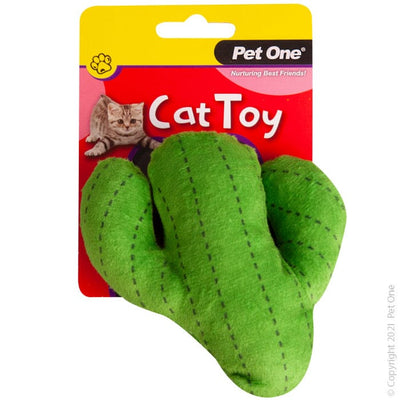Pet One Plush Cactus Green 11.5cm from Pet One