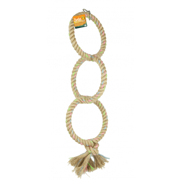 Buy Birdie Jute Parrot Ring Triple 16cm Online Get Flocked