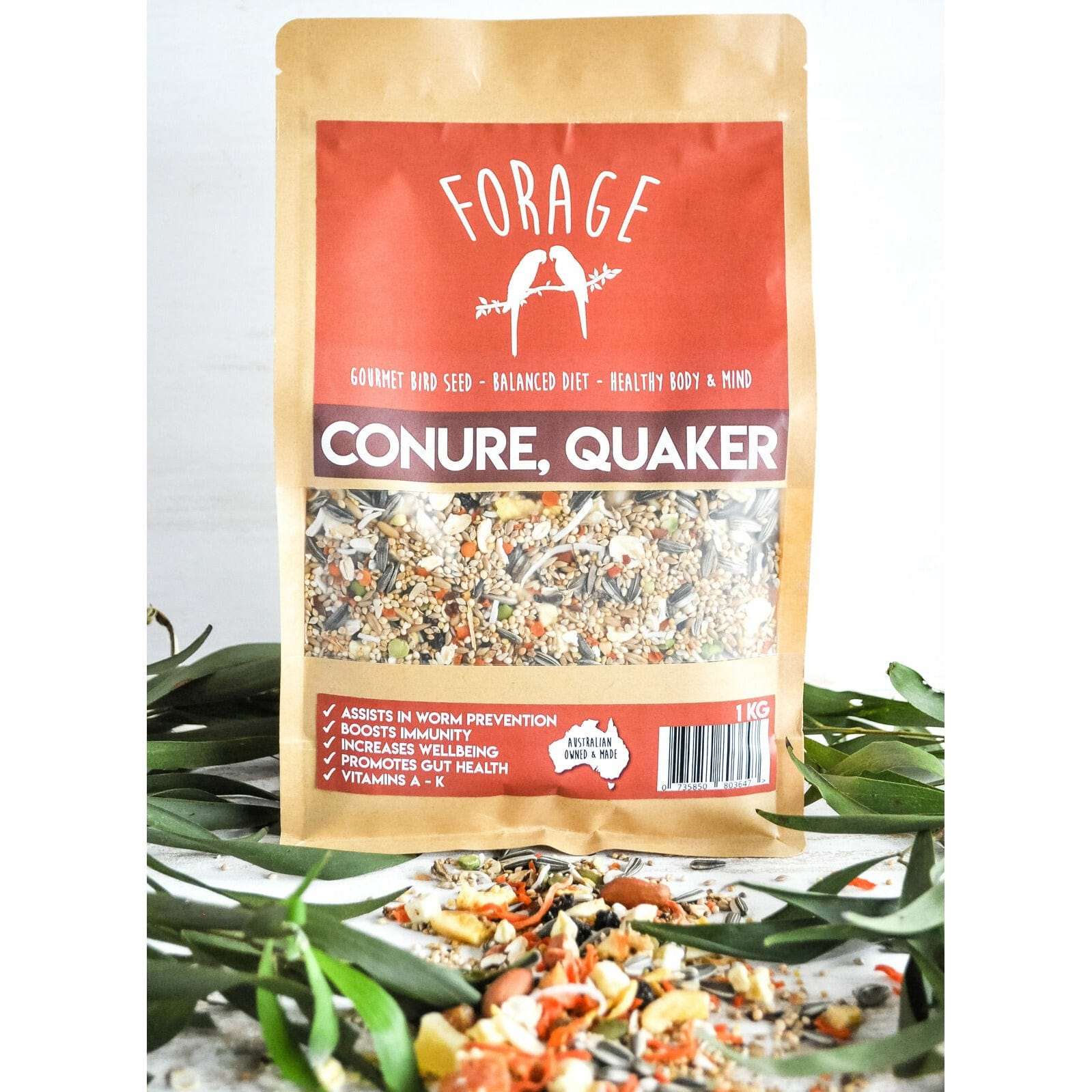 Forage Conure & Quaker Mix (Excl. TAS & WA) from Forage Gourmet Seed