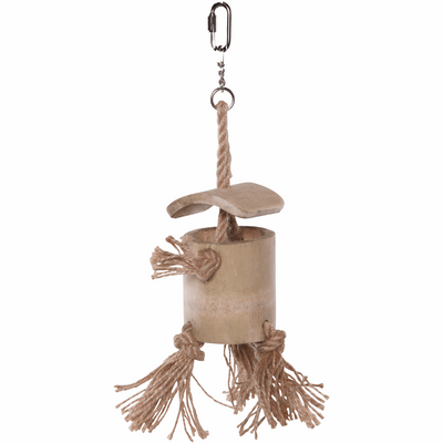 Kazoo Natural Wooden Well with Rope from Kazoo Pet Co