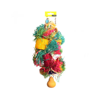Avi One Loofa With Raffia Wooden Beads And Gourd from Avi One