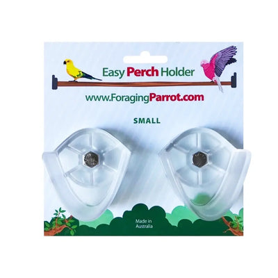 Easy Perch Holder from Foraging Parrot