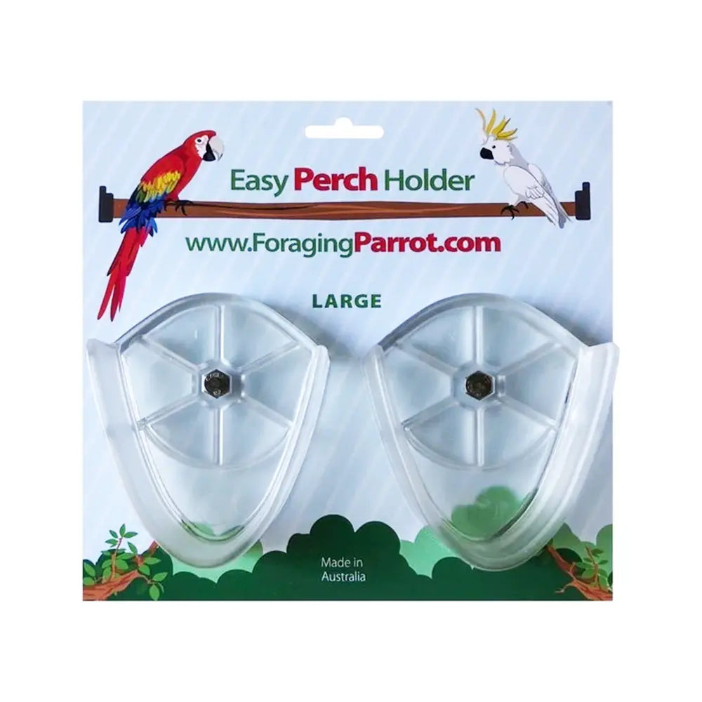 Easy Perch Holder from Foraging Parrot