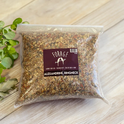 Forage Alexandrine & Ringneck Mix 5kg (Excl. TAS & WA) from Forage Gourmet Seed