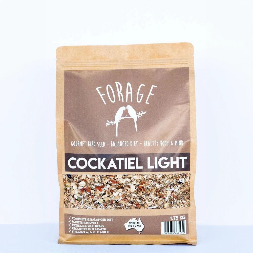 Forage Cockatiel Light Mix 1.75kg (Excl. TAS & WA) from Forage Gourmet Seed