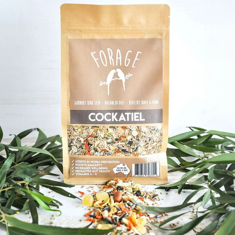 Forage Cockatiel Mix 500g (Excl. TAS & WA) from Forage Gourmet Seed