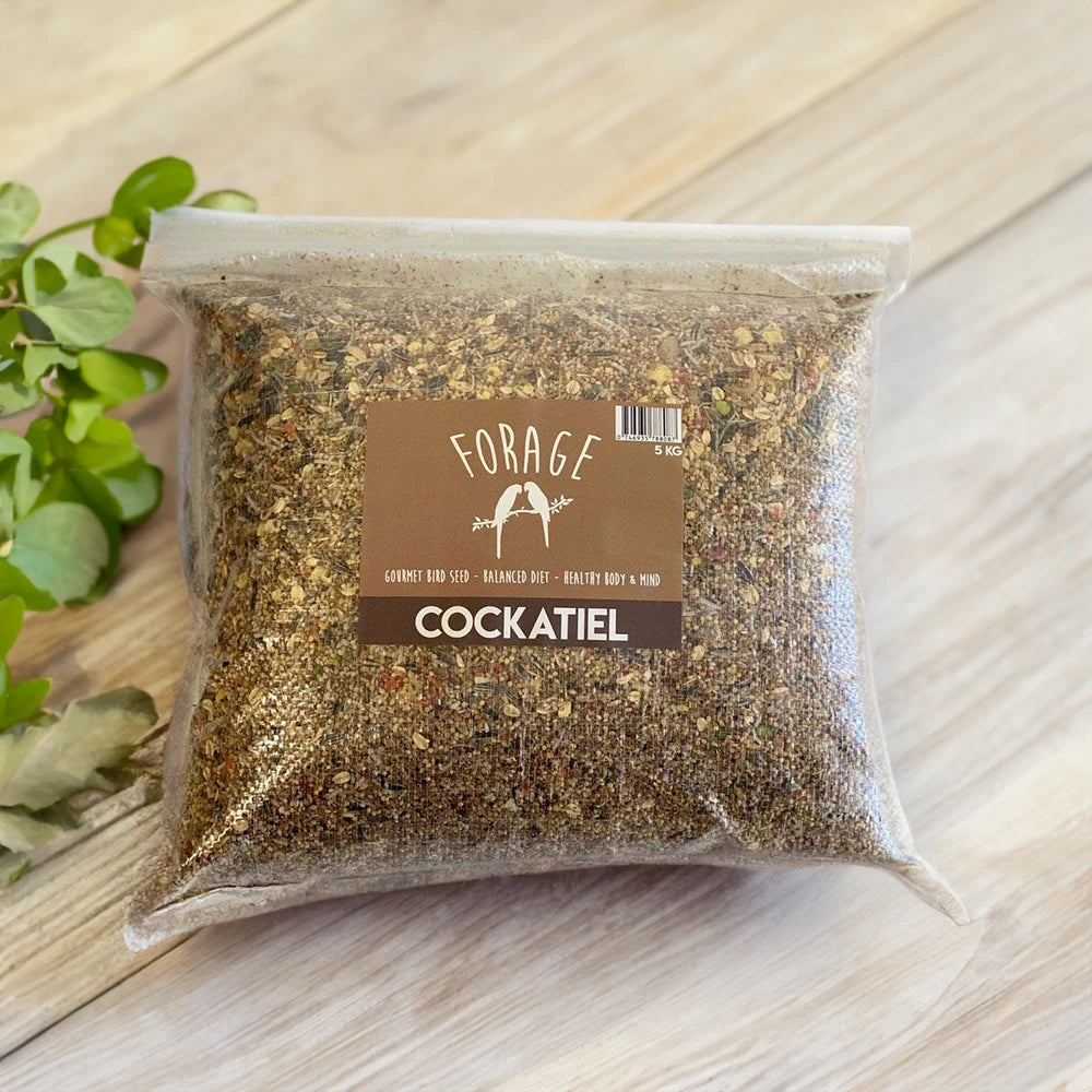 Forage Cockatiel Mix 5kg (Excl. TAS & WA) from Forage Gourmet Seed