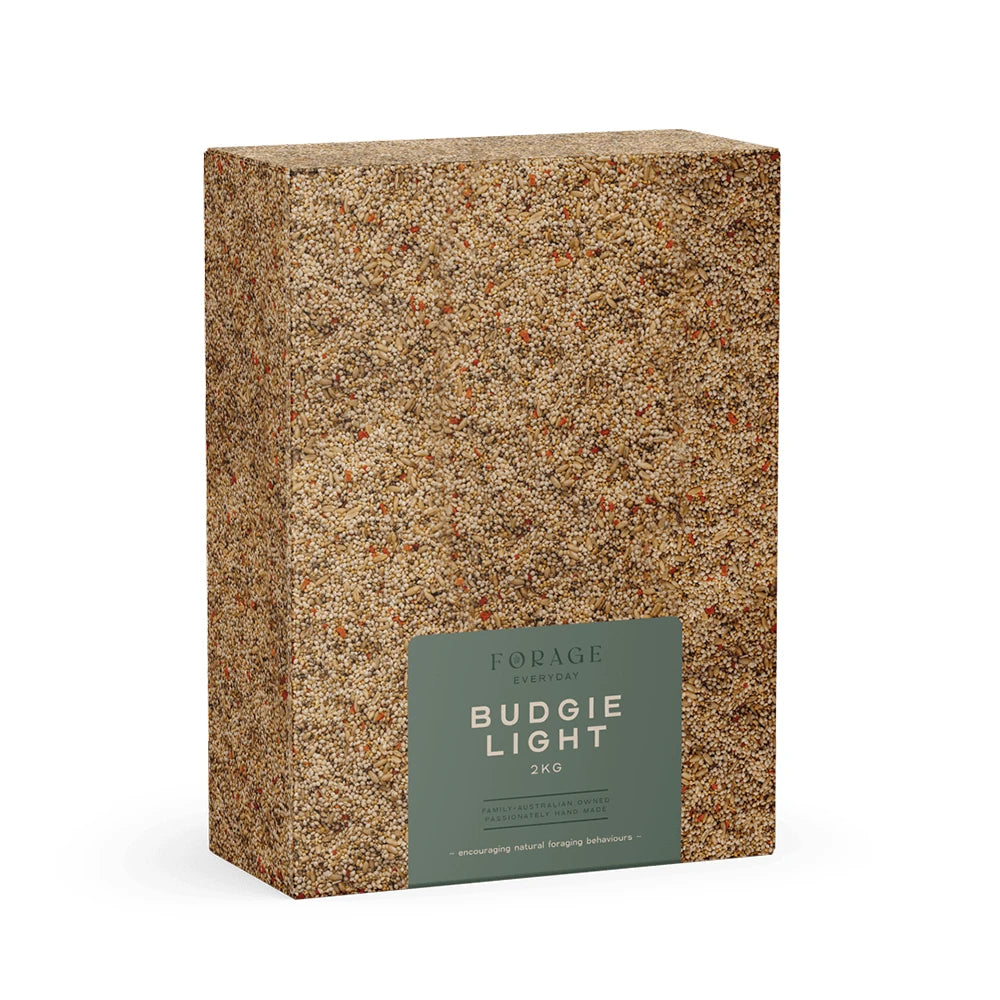 Forage Everyday Budgie Light Blend 2kg (Excl. TAS & WA) from Forage Gourmet Seed