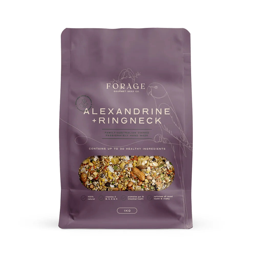 Forage Gourmet Alexandrine & Ringneck 1kg (Excl. TAS & WA)