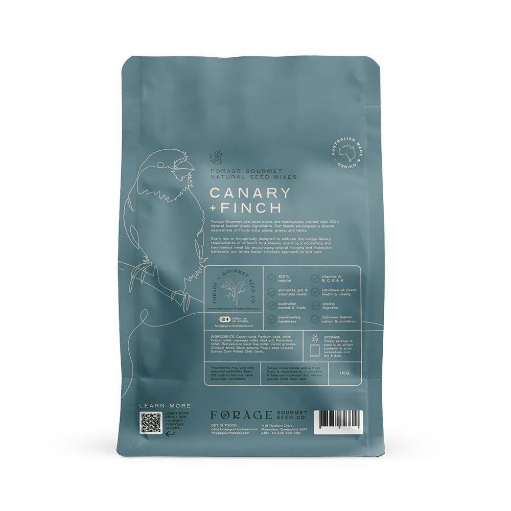 Forage Gourmet Canary & Finch 1kg (Excl. TAS & WA)