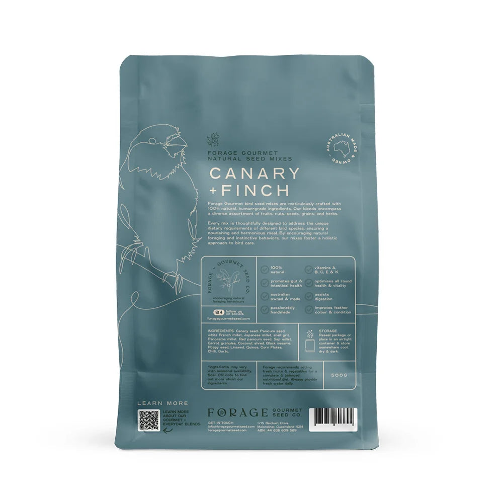 Forage Gourmet Canary & Finch 500g (Excl. TAS & WA)