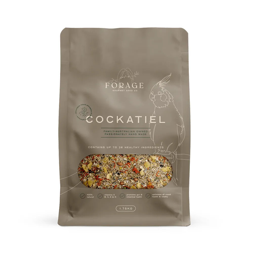 Forage Gourmet Cockatiel 1.75kg (Excl. TAS & WA)