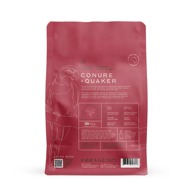 Forage Gourmet Conure & Quaker 1kg (Excl. TAS & WA)