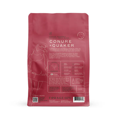 Forage Gourmet Conure & Quaker 500g (Excl. TAS & WA)
