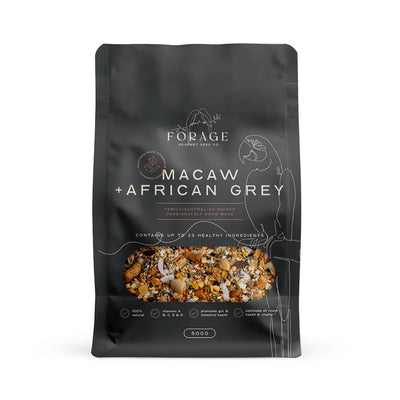 Forage Gourmet Macaw & African Grey 500g (Excl. TAS & WA)