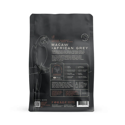 Forage Gourmet Macaw & African Grey 500g (Excl. TAS & WA)