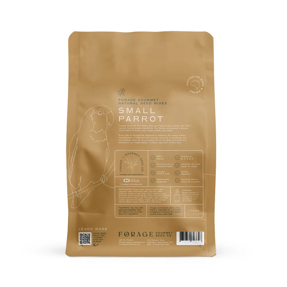 Forage Gourmet Small Parrot 1.75kg (Excl. TAS & WA)