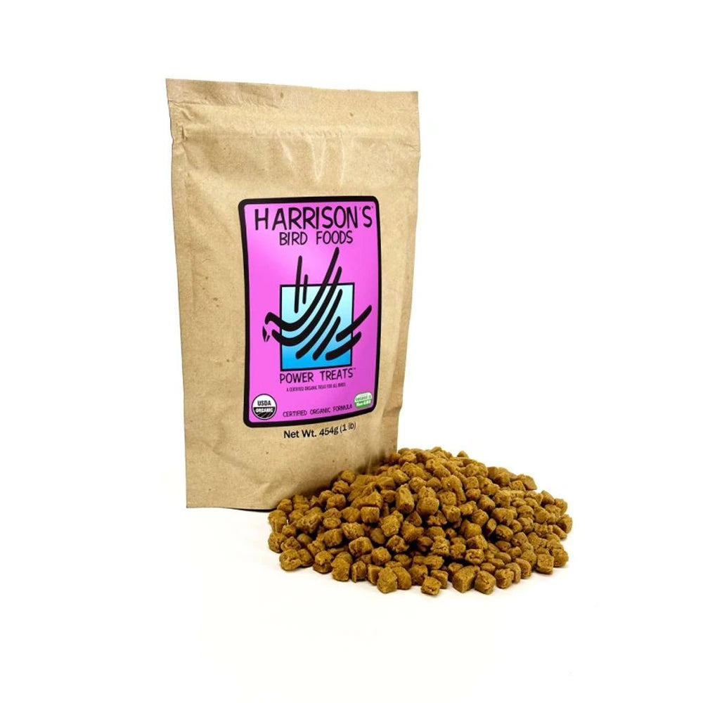Harrison's Bird Food Power Treats in 454g showing the Front View