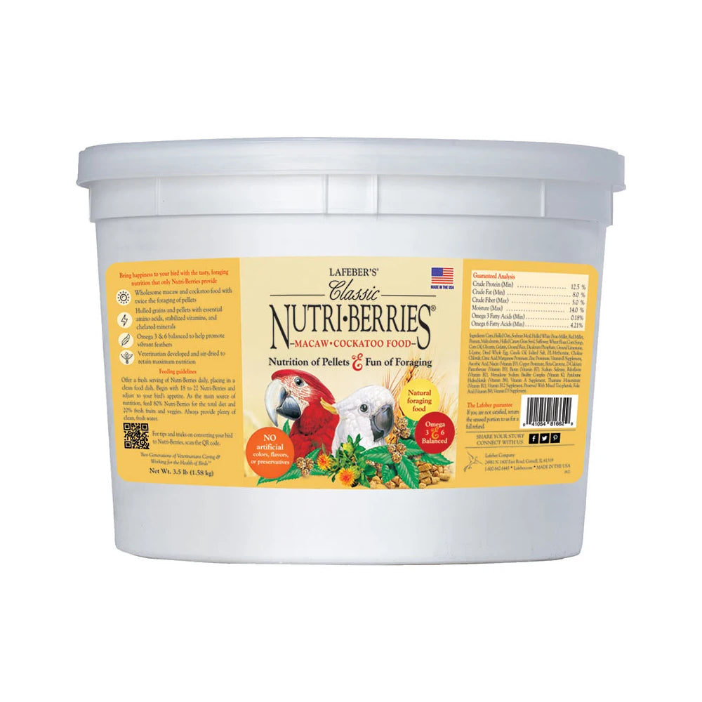 Lafeber Classic Nutri-Berries Macaw & Cockatoo (Excl. TAS & WA) from Lafeber