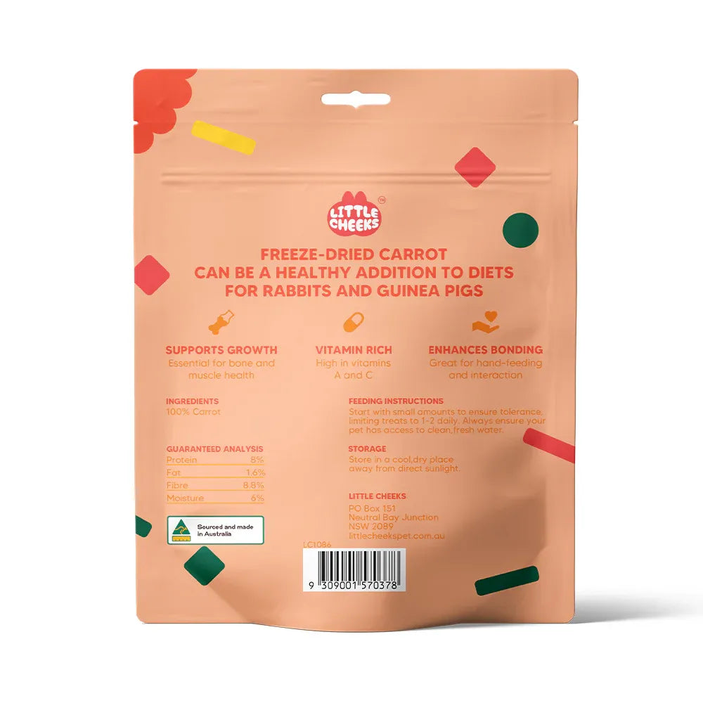 Little Cheeks Freeze-Dried Carrot 20g