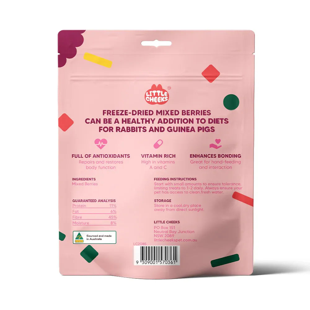 Little Cheeks Freeze-Dried Mixed Berries 25g