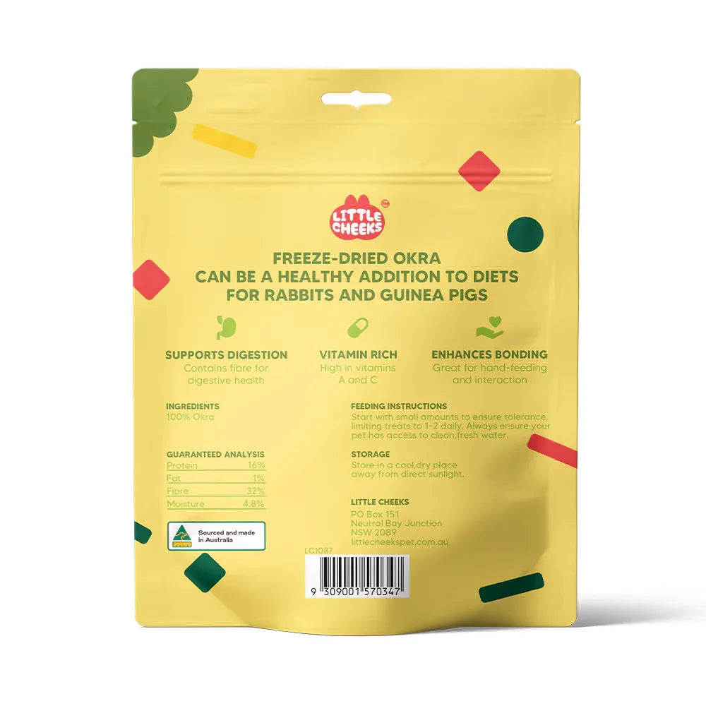 Little Cheeks Freeze-Dried Okra 15g