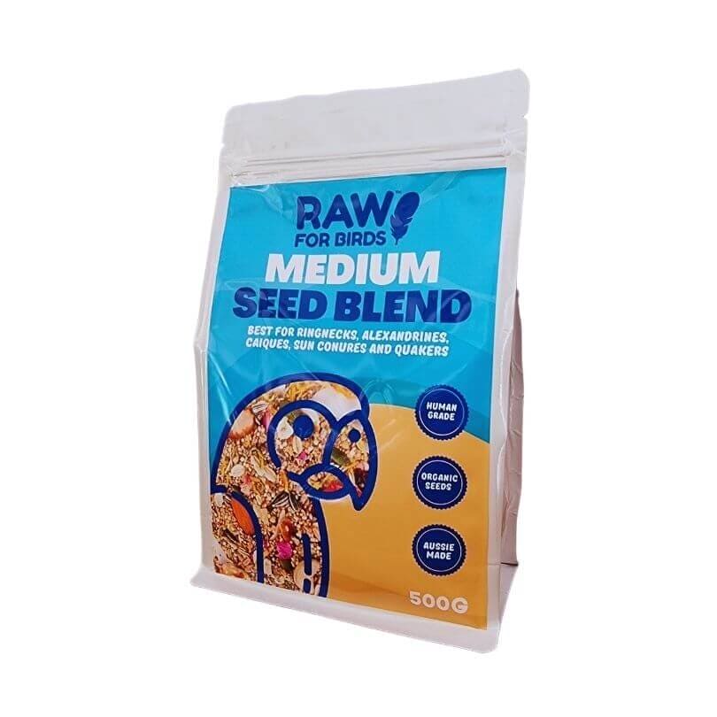Raw For Birds Medium Parrot Seed Blend (Excl. TAS & WA) from Raw For Birds