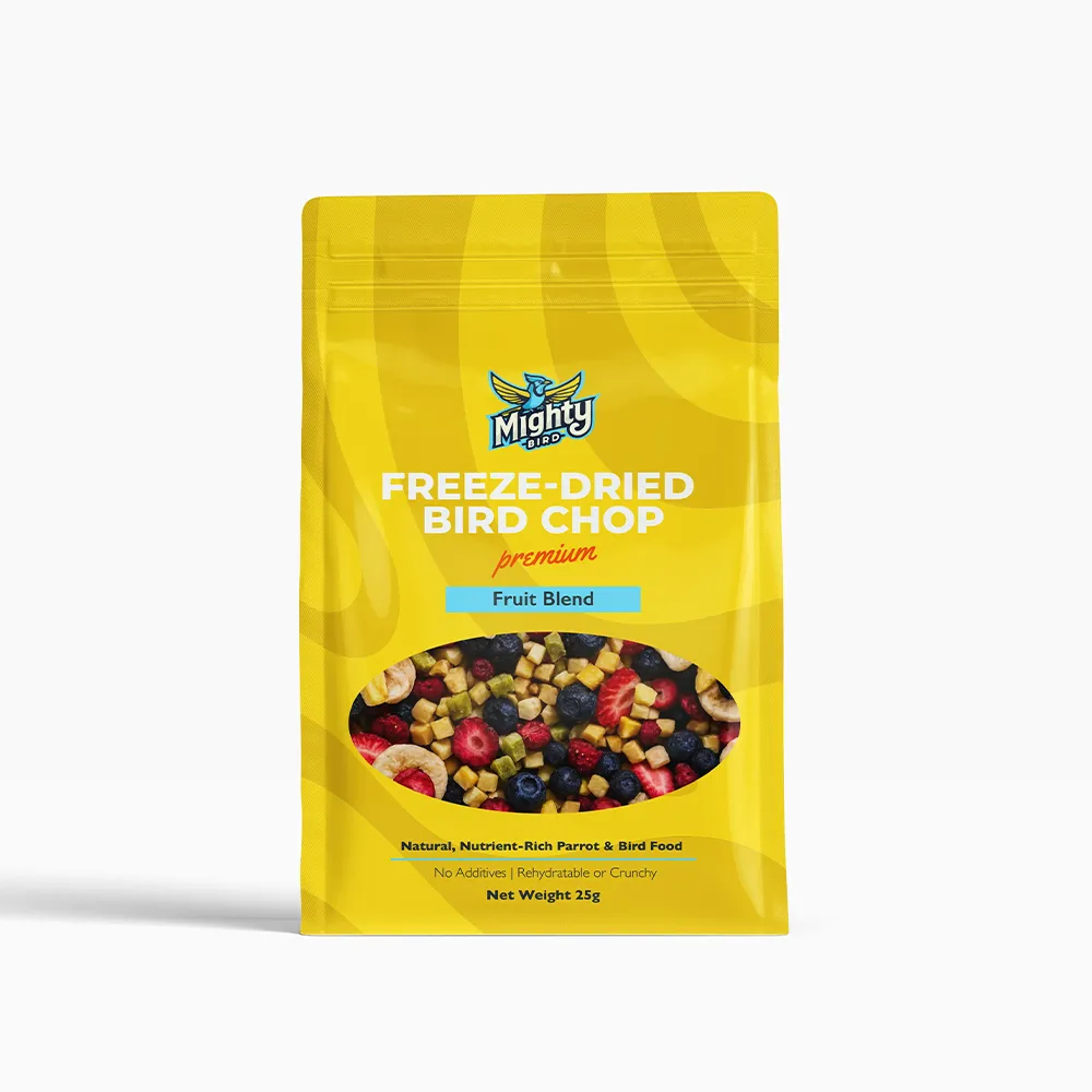 Mighty Bird Premium Freeze-Dried Bird Chop - Fruit Blend