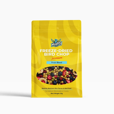 Mighty Bird Premium Freeze-Dried Bird Chop - Fruit Blend
