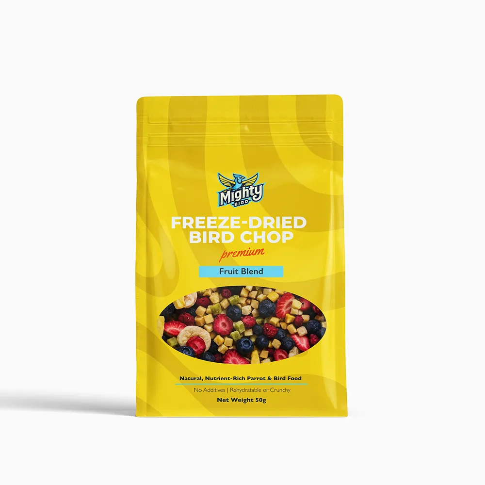 Mighty Bird Premium Freeze-Dried Bird Chop - Fruit Blend