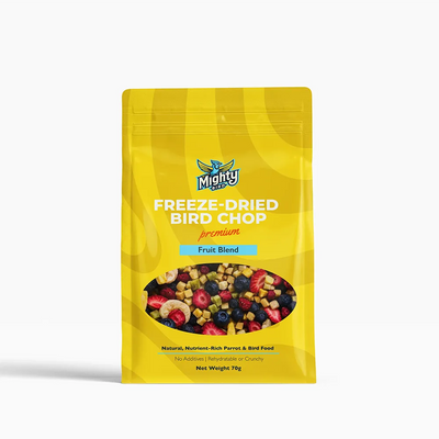 Mighty Bird Premium Freeze-Dried Bird Chop - Fruit Blend